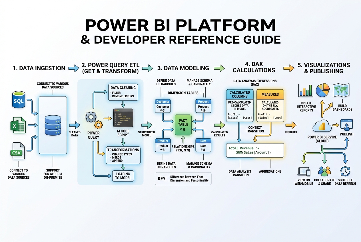 Power BI Developer Handbook: The Complete Reference Guide