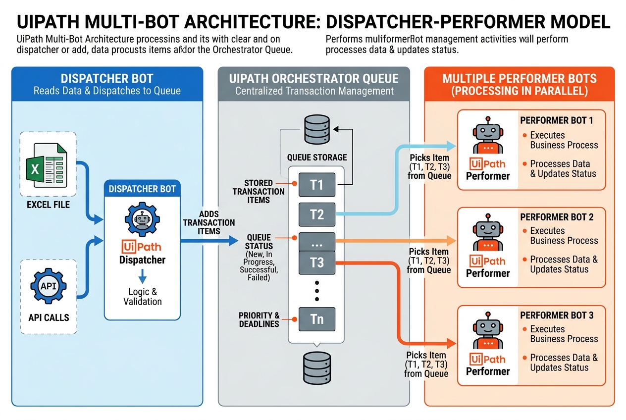 UiPath Multi-Bot Architecture: Designing Scalable Enterprise Automations