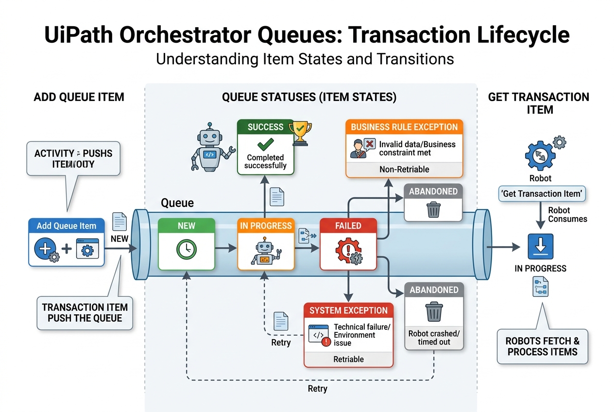UiPath Orchestrator Queues: Building Resilient RPA Bots